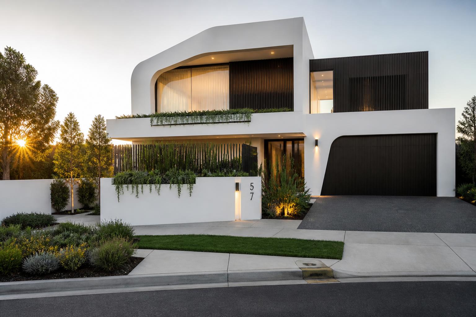 Pristine modern Sydney home after professional house washing